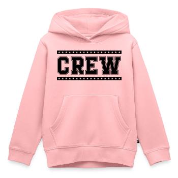 crew - Kinder Premium Organic Hoodie - Rosa - Vorne - AI Model Kid Female (0cm)