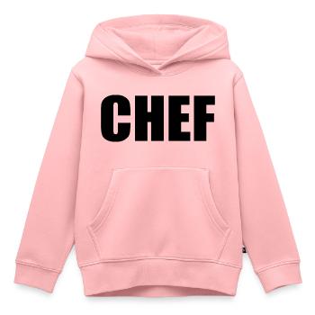 Chef - Kinder Premium Organic Hoodie - Rosa - Vorne - AI Model Kid Female (0cm)