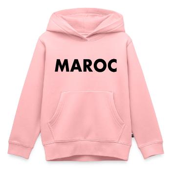 Marokko - Kinder Premium Organic Hoodie - Rosa - Vorne - AI Model Kid Female (0cm)