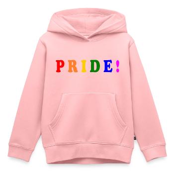 Pride - Kinder Premium Organic Hoodie - Rosa - Vorne - AI Model Kid Female (0cm)