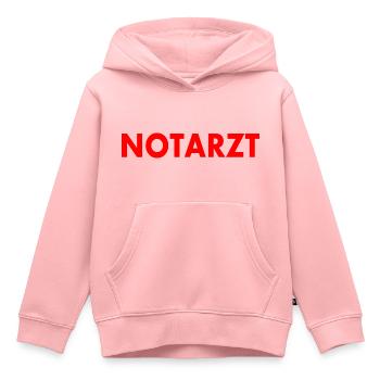 Notarzt - Kinder Premium Organic Hoodie - Rosa - Vorne - AI Model Kid Female (0cm)
