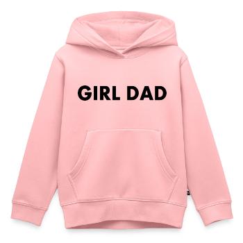 Girl dad - Kinder Premium Organic Hoodie - Rosa - Vorne - AI Model Kid Female (0cm)