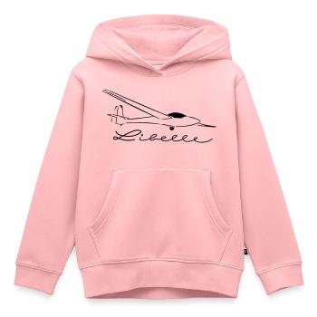 standard libelle - Kinder Premium Organic Hoodie - Rosa - Vorne - AI Model Kid Female (0cm)
