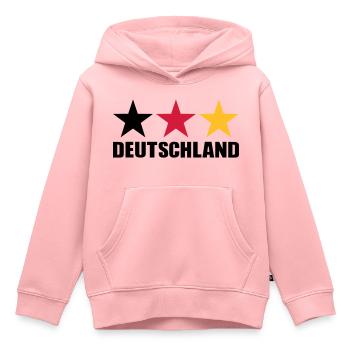 Deutschland - Kinder Premium Organic Hoodie - Rosa - Vorne - AI Model Kid Female (0cm)
