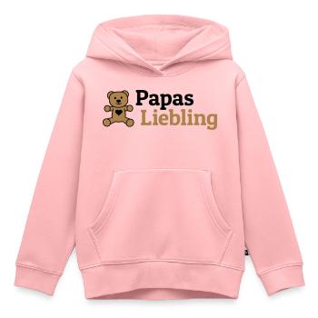 Papas Liebling - Kinder Premium Organic Hoodie - Rosa - Vorne - AI Model Kid Female (0cm)