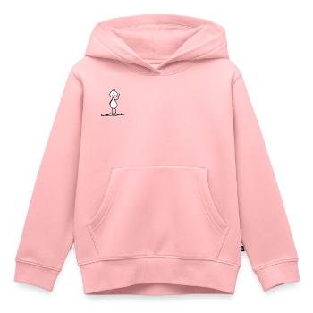 Strawuzl - Kids Premium Organic Hoodie - rose - Front - AI Model Kid Female (0cm)