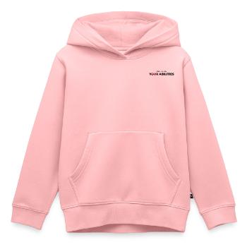 Débloquez vos capacités Premium - Sweat Premium à capuche enfant bio - rose - Devant - AI Model Kid Female (0cm)