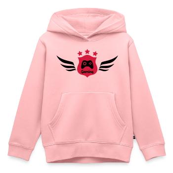 Gaming - Pro Gamer - Kinder Premium Organic Hoodie - Rosa - Vorne - AI Model Kid Female (0cm)