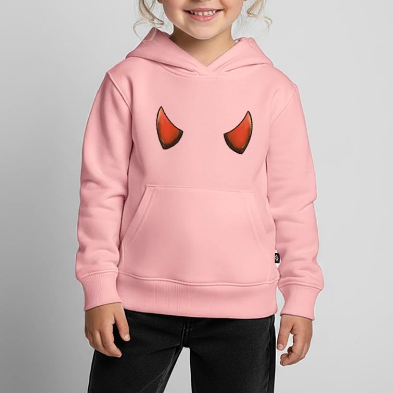 Devil's Horn Devil's Devil's Woman Devil's Guy Kids Premium Organic Hoodie