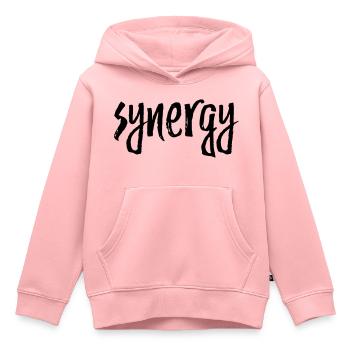 Synergy - Kids Premium Organic Hoodie - rose - Front - AI Model Kid Female (0cm)