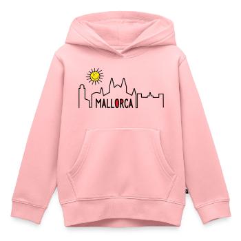 Mallorca in summer - Kids Premium Organic Hoodie - rose - Front - AI Model Kid Female (0cm)