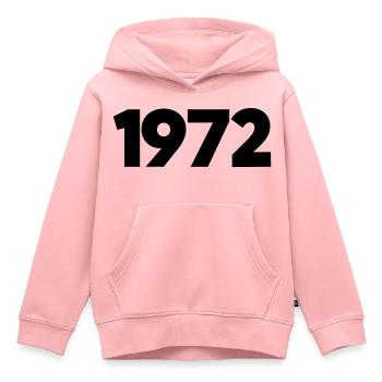 1972 Geburtsjahr - Kinder Premium Organic Hoodie - Rosa - Vorne - AI Model Kid Female (0cm)