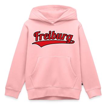 Freiburg Germany Hometown - Kids Premium Organic Hoodie - rose - Front - AI Model Kid Female (0cm)