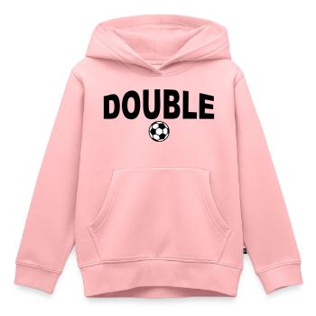 15 Double Bayern Fussball 2c Fußball - Kinder Premium Organic Hoodie - Rosa - Vorne - AI Model Kid Female (0cm)