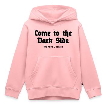 Come to the Dark Side - we have Cookies - Kids Premium Organic Hoodie - rose - Front - AI Model Kid Female (0cm)
