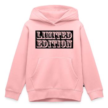 Édition limitée - Sweat Premium à capuche enfant bio - rose - Devant - AI Model Kid Female (0cm)