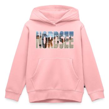 Nordsee - Kinder Premium Organic Hoodie - Rosa - Vorne - AI Model Kid Female (0cm)