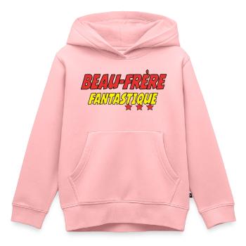 FANTASTISCHER Schwager - Kinder Premium Organic Hoodie - Rosa - Vorne - AI Model Kid Female (0cm)