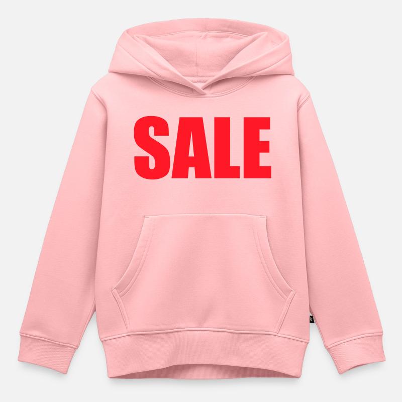 vente - Sweat Premium à capuche enfant bio - rose