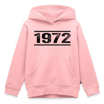 1972 Retro 1972 Geburtstag 1972 Vintage 1972 - Kinder Premium Organic Hoodie - Rosa - Vorne - AI Model Kid Female (0cm)