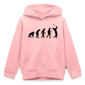 GOLF EVOLUTION - Sweat Premium à capuche enfant bio - rose - Devant - AI Model Kid Female (0cm)