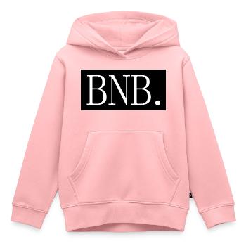 [HD] BNB - Sweat Premium à capuche enfant bio - rose - Devant - AI Model Kid Female (0cm)