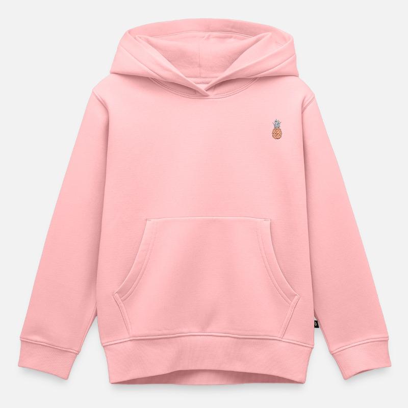 Pineapple vector - Kids Premium Organic Hoodie - rose