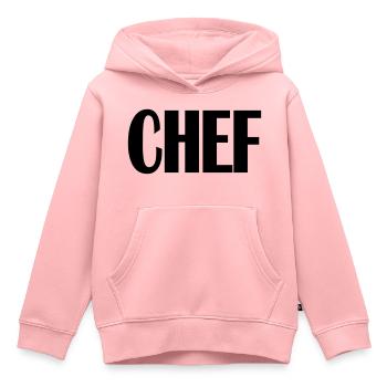 Chef - Kinder Premium Organic Hoodie - Rosa - Vorne - AI Model Kid Female (0cm)