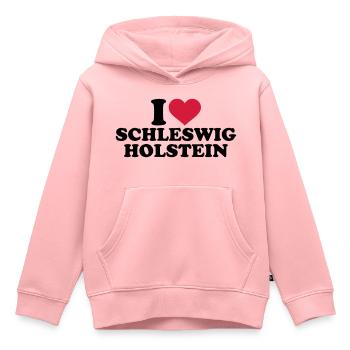 Schleswig Holstein - Kinder Premium Organic Hoodie - Rosa - Vorne - AI Model Kid Female (0cm)