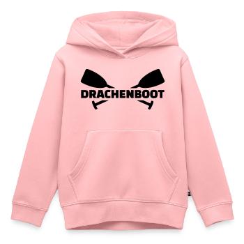 Drachenboot - Kinder Premium Organic Hoodie - Rosa - Vorne - AI Model Kid Female (0cm)