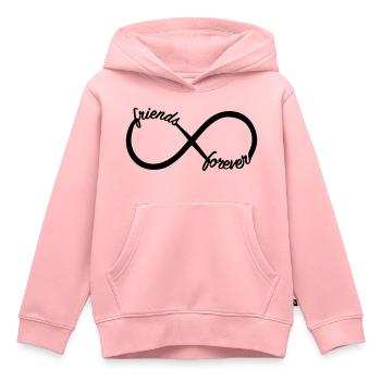 Friends forever - Kids Premium Organic Hoodie - rose - Front - AI Model Kid Female (0cm)