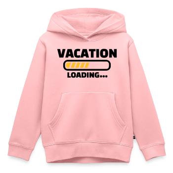 Urlaub - Kinder Premium Organic Hoodie - Rosa - Vorne - AI Model Kid Female (0cm)