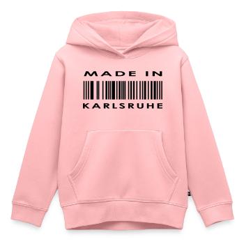 Karlsruhe - Kinder Premium Organic Hoodie - Rosa - Vorne - AI Model Kid Female (0cm)
