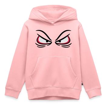 Evil Eyes - Kids Premium Organic Hoodie - rose - Front - AI Model Kid Female (0cm)