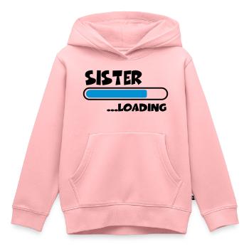 Sister loading - Sweat Premium à capuche enfant bio - rose - Devant - AI Model Kid Female (0cm)