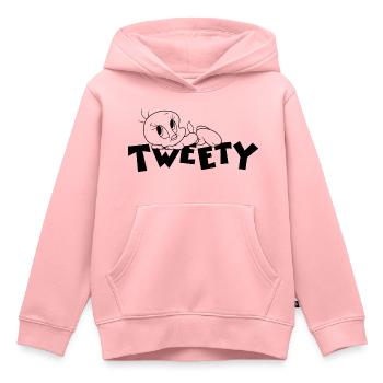 Looney Tunes Tweety - Kinder Premium Organic Hoodie - Rosa - Vorne - AI Model Kid Female (0cm)