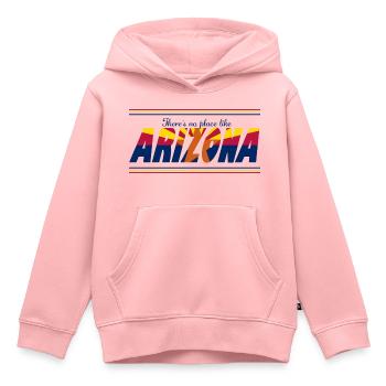 Es gibt keinen Ort wie Arizona - Kinder Premium Organic Hoodie - Rosa - Vorne - AI Model Kid Female (0cm)