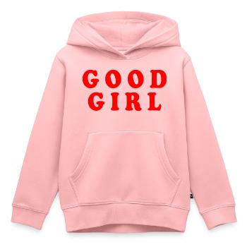 Good girl - Kinder Premium Organic Hoodie - Rosa - Vorne - AI Model Kid Female (0cm)