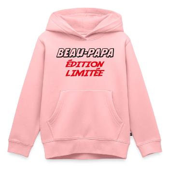 BEAUTIFUL DAD limitierte Auflage - Kinder Premium Organic Hoodie - Rosa - Vorne - AI Model Kid Female (0cm)