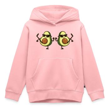 avocado karate 2 - Kinder Premium Organic Hoodie - Rosa - Vorne - AI Model Kid Female (0cm)