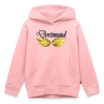 Dortmund - Kinder Premium Organic Hoodie - Rosa - Vorne - AI Model Kid Female (0cm)