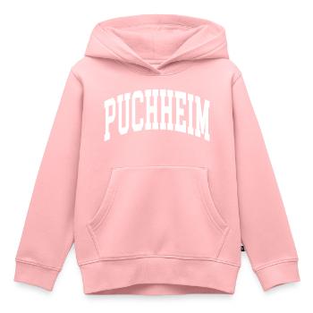 Puchheim - Kinder Premium Organic Hoodie - Rosa - Vorne - AI Model Kid Female (0cm)