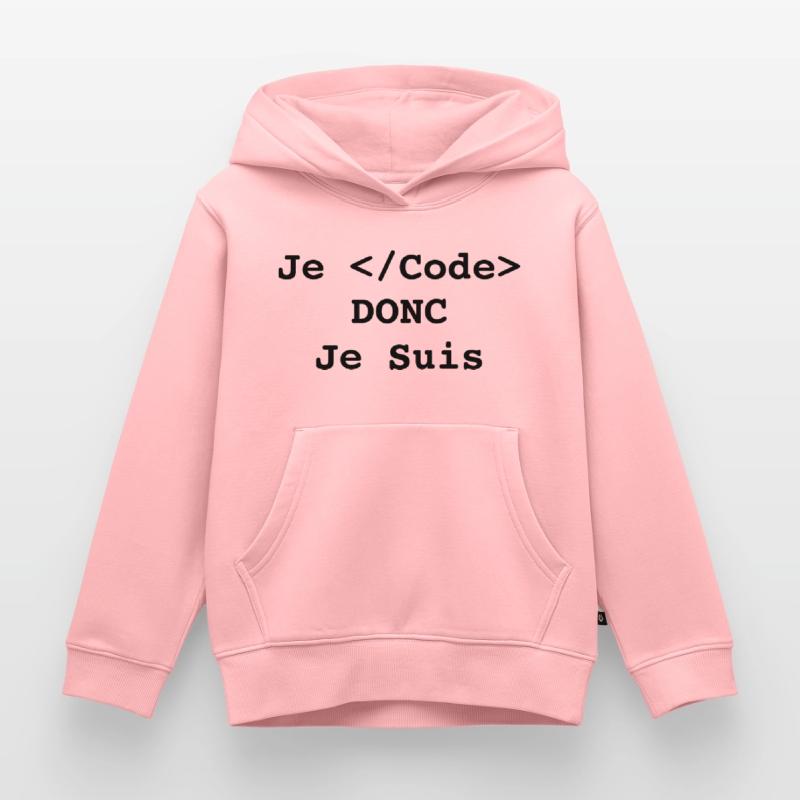 Ich programmiere, also bin ich Informatiker und Programmierer Kinder Premium Organic Hoodie