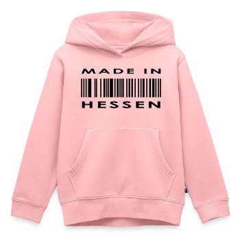 Made in Hessen - Kinder Premium Organic Hoodie - Rosa - Vorne - AI Model Kid Female (0cm)