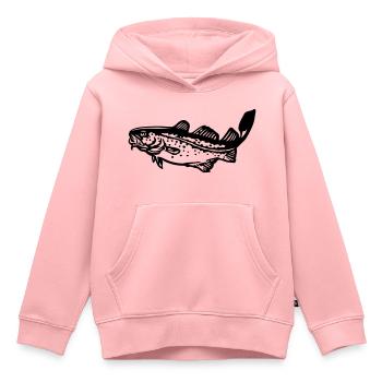 dorsch - Kinder Premium Organic Hoodie - Rosa - Vorne - AI Model Kid Female (0cm)