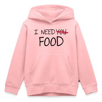 Food - Kids Premium Organic Hoodie - rose - Front - AI Model Kid Female (0cm)