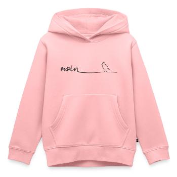 MOIN Moewe - Kinder Premium Organic Hoodie - Rosa - Vorne - AI Model Kid Female (0cm)