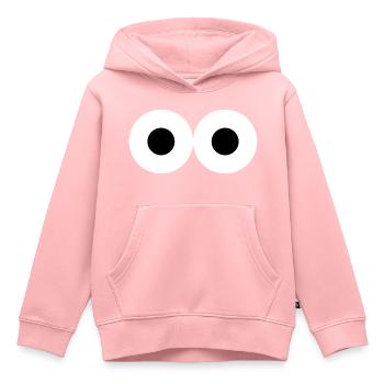 Augen - Kinder Premium Organic Hoodie - Rosa - Vorne - AI Model Kid Female (0cm)