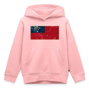 Samoa - Kids Premium Organic Hoodie - rose - Front - AI Model Kid Female (0cm)