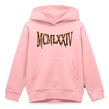 MCMLXXIV 1974 50. Geburtstag B-Day Geburtstagsgeschenk - Kinder Premium Organic Hoodie - Rosa - Vorne - AI Model Kid Female (0cm)